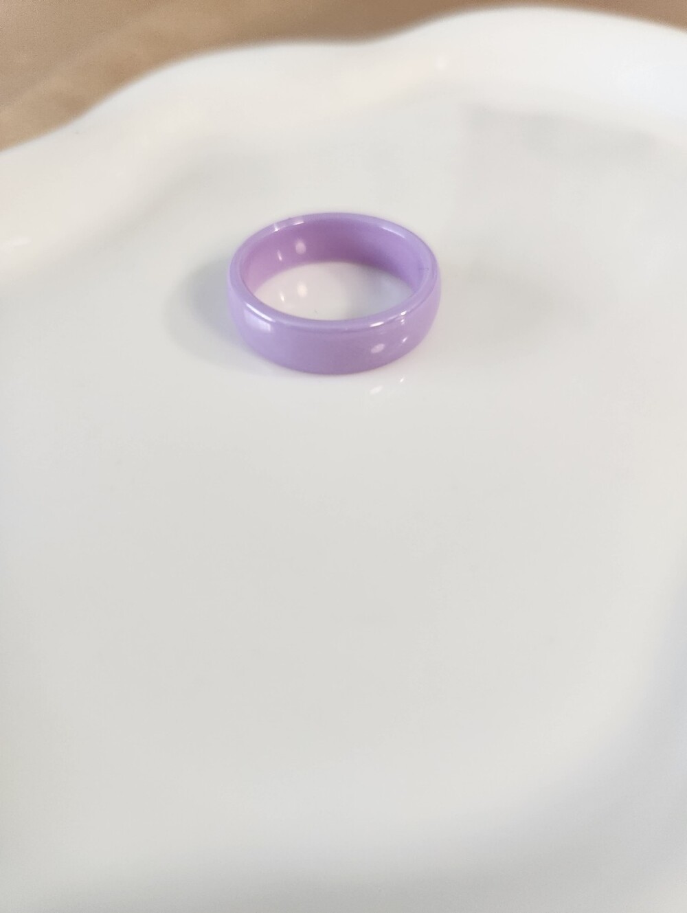 Lilac Ceramic Ring Band